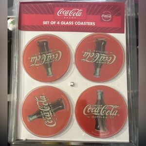 Coca-Cola Glass Coasters